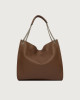 Orciani Borsa Venus Hobo Soft a spalla in pelle martellata Pelle martellata COCOA