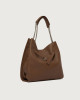 Orciani Borsa Venus Hobo Soft a spalla in pelle martellata Pelle martellata COCOA