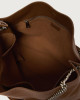 Orciani Borsa Venus Hobo Soft a spalla in pelle martellata Pelle martellata COCOA