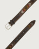 Orciani Cintura Blade Mendez in cuoio 3,5 cm Cuoio UNIQUE