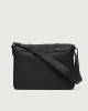 Orciani Borsa messenger Jones MIdi Soft in pelle Pelle martellata NERO