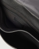Orciani Borsa messenger Jones MIdi Soft in pelle Pelle martellata NERO