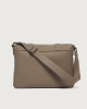 Orciani Borsa messenger Jones MIdi Soft in pelle Pelle martellata TAUPE