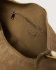 Orciani Borsa Isola Peach Fringe Large a spalla in suede Pelle scamosciata BISCOTTO