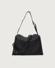 Orciani Borsa Trinity Soft Small a spalla in pelle martellata Pelle martellata NERO