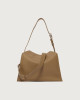 Orciani Borsa Trinity Soft Small a spalla in pelle martellata Pelle martellata BISCOTTO