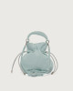 Orciani Mini bag Juice Peach Gem in suede Pelle scamosciata ACQUA