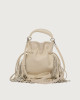Orciani Mini bag Juice Jungle in pelle Pelle liscia BURRO