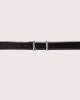 Orciani Cintura classica Iconic Brackets Calf in pelle 3,5 cm Pelle NERO