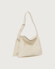 Orciani Borsa Trinity Soft Small a spalla in pelle martellata Pelle martellata BIANCO