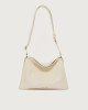Orciani Borsa Trinity Soft Small a spalla in pelle martellata Pelle martellata BIANCO