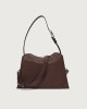 Orciani Borsa Trinity Jungle Small a spalla in nappa e cuoio Pelle liscia COCOA