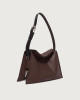Orciani Borsa Trinity Jungle Small a spalla in nappa e cuoio Pelle liscia COCOA