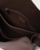 Orciani Borsa Trinity Jungle Small a spalla in nappa e cuoio Pelle liscia COCOA