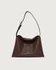 Orciani Borsa Trinity Jungle Small a spalla in nappa e cuoio Pelle liscia COCOA