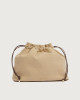 Orciani Pouch Her-O in tessuto e pelle Tessuto e pelle BISCOTTO