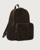 Orciani Zaino NoBuckle Peach in suede Pelle scamosciata TESTA DI MORO