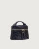 Orciani Mini bag Joy Cocco Glow in pelle stampa cocco Pelle lucida, Pelle stampata NAVY