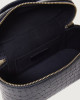 Orciani Mini bag Joy Cocco Glow in pelle stampa cocco Pelle lucida, Pelle stampata NAVY