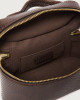 Orciani Mini bag Joy Exotic in pelle effetto pitone Pelle stampata CAFFE'