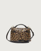 Orciani Mini bag Joy Leopard in pelle Pelle lucida, Pelle stampata UNIQUE