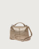 Orciani Mini bag Joy Pepita in pelle metallizzata Pelle metallizzata BRONZO