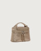 Orciani Mini bag Joy Pepita in pelle metallizzata Pelle metallizzata BRONZO