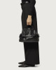 Orciani Borsa Sveva Stark Cargo Small a mano in pelle con tracolla Pelle NERO