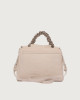 Orciani Borsa Sveva Twilight Piccola a mano in nabuk stampa cocco Pelle nabuk GESSO