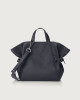 Orciani Borsa a mano piccola Fan Soft in pelle Pelle NAVY