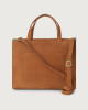 Orciani Borsa a mano grande Ofelia Nabucco in nubuck Nubuck BRANDY