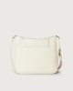 Orciani Borsa Dama Soft Midi in pelle con tracolla Pelle martellata BIANCO