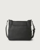 Orciani Borsa Dama Soft Midi in pelle con tracolla Pelle martellata NERO