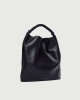 Orciani Borsa Todo Sense Scooby a spalla in pelle martellata Pelle NERO