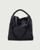 Orciani Borsa Todo Sense Scooby a spalla in pelle martellata Pelle NERO