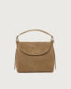 Orciani Borsa Nana Peach Small a mano in pelle con tracolla Pelle scamosciata BISCOTTO
