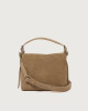 Orciani Borsa Nana Peach Small a mano in pelle con tracolla Pelle scamosciata BISCOTTO