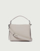 Orciani Borsa a mano Nana Small Soft in pelle con tracolla Pelle martellata AVORIO