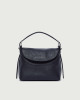 Orciani Borsa Nana Soft Small a mano in pelle con tracolla Pelle martellata NERO