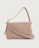 Orciani Borsa Nana Peach Midi a spalla in suede con tracolla Pelle scamosciata SABBIA