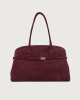 Orciani Borsa Aura Peach Large a spalla in suede con tracolla Pelle scamosciata CHIANTI