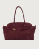 Orciani Borsa Aura Peach Large a spalla in suede con tracolla Pelle scamosciata CHIANTI