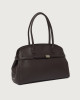 Orciani Borsa Aura Soft Large a spalla in pelle martellata con tracolla Pelle martellata T. MORO