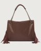 Orciani Borsa Venus Jungle Midi a spalla in pelle Pelle liscia COCOA