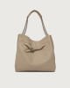 Orciani Borsa Venus Hobo Soft a spalla in pelle martellata Pelle martellata SABBIA