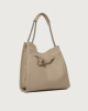 Orciani Borsa Venus Hobo Soft a spalla in pelle martellata Pelle martellata SABBIA