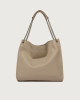 Orciani Borsa Venus Hobo Soft a spalla in pelle martellata Pelle martellata SABBIA