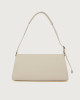 Orciani Borsa Gossip Longuette Soft a spalla in pelle martellata Pelle martellata BIANCO