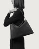 Orciani Borsa Trinity Peach Midi a spalla in suede e cuoio Cuoio, Pelle scamosciata CAMMELLO