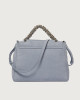 Orciani Borsa Sveva Twilight Midi a spalla in nabuk stampa cocco Pelle nabuk CIELO